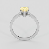 1.45 Ct. Peach Sapphire Ring, Platinum 950 3