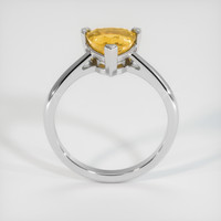 1.84 Ct. Yellow Sapphire Ring, Platinum 950 3