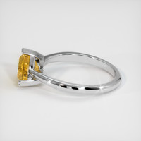 1.84 Ct. Yellow Sapphire Ring, Platinum 950 4