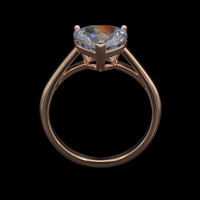 2.00 Ct. Gemstone Ring, 14K Rose Gold 3