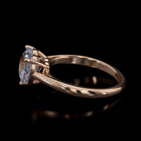 2.00 Ct. Gemstone Ring, 14K Rose Gold 4