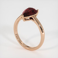 2.18 Ct. Gemstone Ring, 14K Rose Gold 2