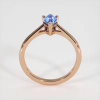 1.16 Ct. Blue Sapphire Ring, 14K Rose Gold 3