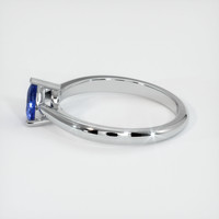 0.45 Ct. Sapphire Ring, 14K White Gold 4