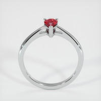 0.45 Ct. Ruby Ring, 14K White Gold 3