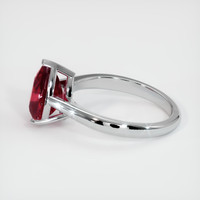 2.03 Ct. Ruby Ring, 14K White Gold 4