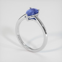 1.49 Ct. Sapphire Ring, 14K White Gold 2