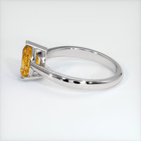1.40 Ct. Sapphire Ring, 14K White Gold 4