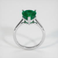 3.31 Ct. Emerald Ring, 18K White Gold 3