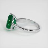 3.31 Ct. Emerald Ring, 18K White Gold 4