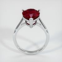 4.03 Ct. Ruby Ring, 18K White Gold 3