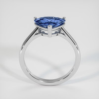 2.34 Ct. Blue Sapphire Ring, 18K White Gold 3