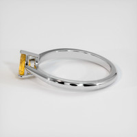 0.80 Ct. Sapphire Ring, 18K White Gold 4