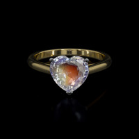 2.00 Ct. Gemstone Ring, 14K White & Yellow 1