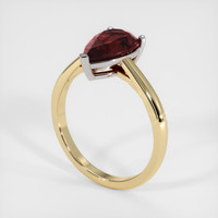 2.18 Ct. Gemstone Ring, 14K White & Yellow 2