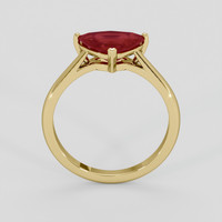 2.28 Ct. Ruby Ring, 10K Yellow Gold 3