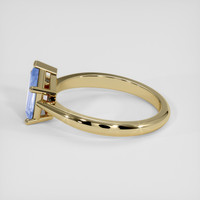 1.10 Ct. Blue Sapphire Ring, 10K Yellow Gold 4