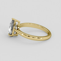 1.90 Ct. Green Sapphire Ring, 10K Yellow Gold 4