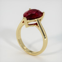 4.03 Ct. Ruby Ring, 14K Yellow Gold 2