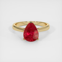 2.03 Ct. Ruby Ring, 14K Yellow Gold 1