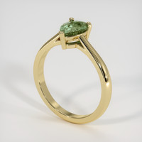 0.68 Ct. Sapphire Ring, 14K Yellow Gold 2