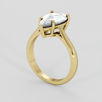 2.95 Ct. Bi Color Sapphire Ring, 14K Yellow Gold 2