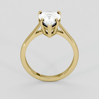 2.95 Ct. Bi Color Sapphire Ring, 14K Yellow Gold 3