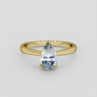 1.91 Ct. Bi Color / Parti Sapphire Ring, 14K Yellow Gold 1