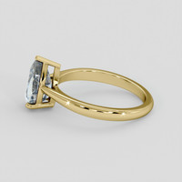 1.91 Ct. Bi Color / Parti Sapphire Ring, 14K Yellow Gold 4