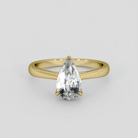 1.90 Ct. Green Sapphire Ring, 14K Yellow Gold 1