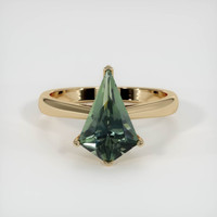 2.18 Ct. Sapphire Ring, 14K Yellow Gold 1