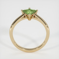 0.86 Ct. Yellowish Green Sapphire Ring, 14K Yellow Gold 3
