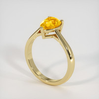 2.51 Ct. Yellow Sapphire Ring, 14K Yellow Gold 2