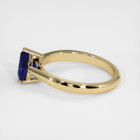 1.52 Ct. Blue Sapphire Ring, 18K Yellow Gold 4
