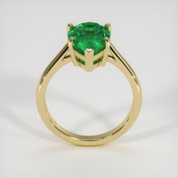 2.93 Ct. Emerald Ring, 18K Yellow Gold 3