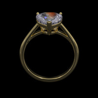 2.00 Ct. Gemstone Ring, 18K Yellow Gold 3