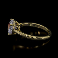 2.00 Ct. Gemstone Ring, 18K Yellow Gold 4