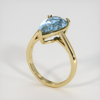 3.80 Ct. Gemstone Ring, 18K Yellow Gold 2