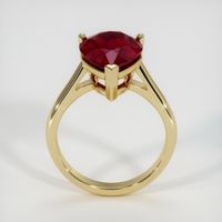 4.03 Ct. Ruby Ring, 18K Yellow Gold 3