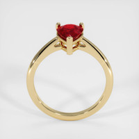 1.11 Ct. Ruby Ring, 18K Yellow Gold 3