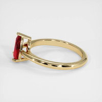 1.11 Ct. Ruby Ring, 18K Yellow Gold 4
