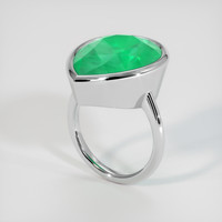 11.34 Ct. Emerald Ring, Platinum 950 2