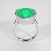 11.34 Ct. Emerald Ring, Platinum 950 3