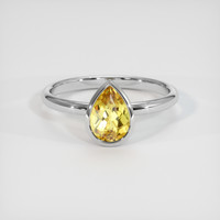 1.27 Ct. Gemstone Ring, Platinum 950 1