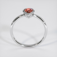 1.03 Ct. Padparadscha Sapphire Ring, Platinum 950 3