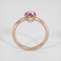 2.04 Ct. Pink Sapphire Ring, 18K Rose Gold 3