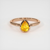 1.07 Ct. Sapphire Ring, 18K Rose Gold 1
