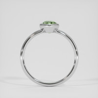 1.51 Ct. Bluish Green Sapphire Ring, Silver 3