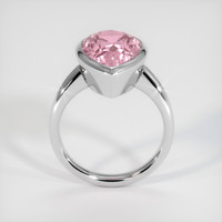5.33 Ct. Pink Tourmaline Ring, 10K White Gold 3