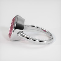 5.33 Ct. Pink Tourmaline Ring, 10K White Gold 4